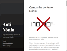 Tablet Screenshot of nonio.pt